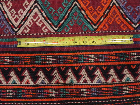 Kilim Red Runner Flat Woven 411 X 114 Area Rug 100-110041 Image 9