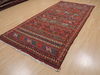 Kilim Red Runner Flat Woven 411 X 114  Area Rug 100-110041 Thumb 2