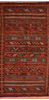 Kilim Red Runner Flat Woven 411 X 114  Area Rug 100-110041 Thumb 0