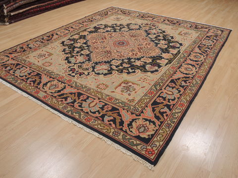 Kilim Beige Square Flat Woven 90 X 98 Area Rug 100-110045 Image 2