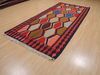 Kilim Red Runner Flat Woven 410 X 108  Area Rug 100-110046 Thumb 2