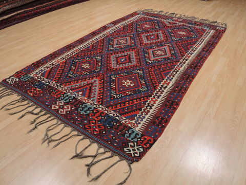 Kilim Red Flat Woven 56 X 97 Area Rug 100-110049 Image 2