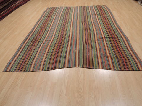 Kilim Green Flat Woven 63 X 810 Area Rug 100-110050 Image 1