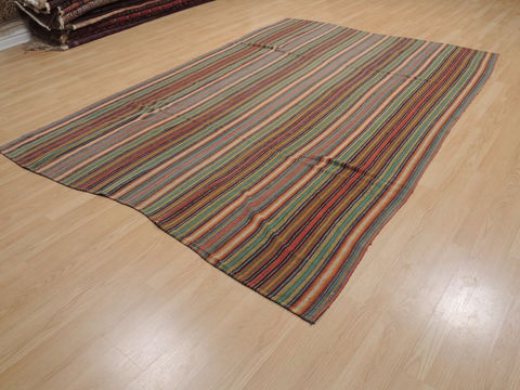 Kilim Green Flat Woven 63 X 810 Area Rug 100-110050 Image 2