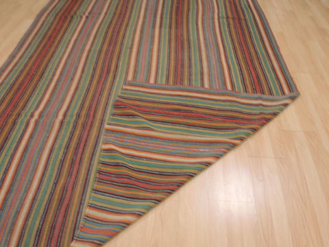 Kilim Green Flat Woven 63 X 810 Area Rug 100-110050 Image 7