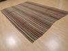 Kilim Green Flat Woven 63 X 810 Area Rug 100-110050 Thumb 3