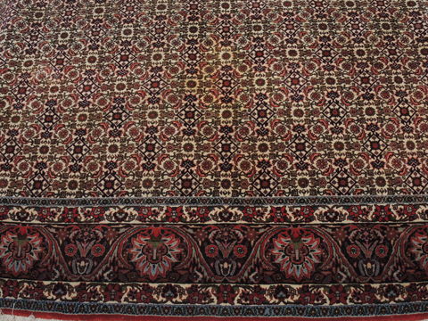 Bidjar Green Square Hand Knotted 81 X 83 Area Rug 100-110052 Image 5