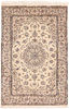 Nain Beige Hand Woven 45 X 67  Area Rug 254-110056 Thumb 0