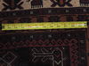 Baluch Black Runner Hand Knotted 38 X 78  Area Rug 100-110062 Thumb 13