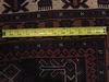 Baluch Black Runner Hand Knotted 38 X 78 Area Rug 100-110062 Thumb 13