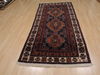 Baluch Black Runner Hand Knotted 38 X 78 Area Rug 100-110062 Thumb 4