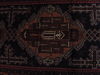 Baluch Black Runner Hand Knotted 38 X 78 Area Rug 100-110062 Thumb 8