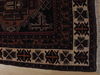 Baluch Black Runner Hand Knotted 38 X 78  Area Rug 100-110062 Thumb 9