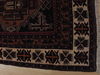Baluch Black Runner Hand Knotted 38 X 78 Area Rug 100-110062 Thumb 9