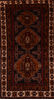 Baluch Black Runner Hand Knotted 38 X 78 Area Rug 100-110062 Thumb 0