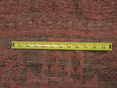 Baluch Orange Hand Knotted 410 X 92 Area Rug 100-110074 Image 12