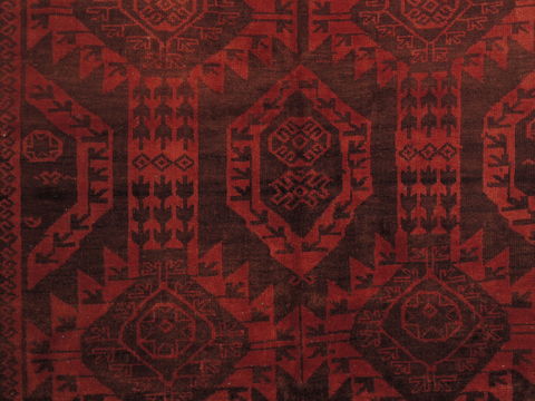 Baluch Orange Hand Knotted 410 X 92 Area Rug 100-110074 Image 5