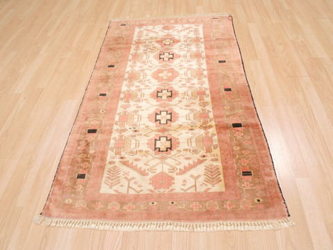 Baluch Beige Hand Knotted 32 X 57 Area Rug 100-110090 Image 4