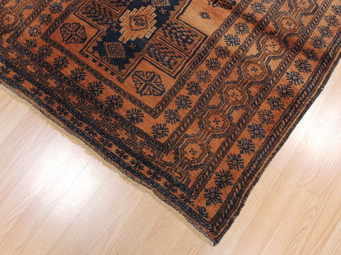 Baluch Brown Hand Knotted 41 X 65 Area Rug 100-110093 Image 5