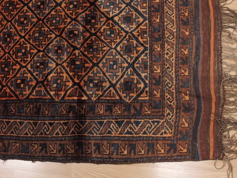 Baluch Brown Hand Knotted 46 X 66 Area Rug 100-110097 Image 4