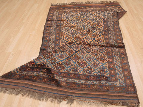 Baluch Brown Hand Knotted 46 X 66 Area Rug 100-110097 Image 7