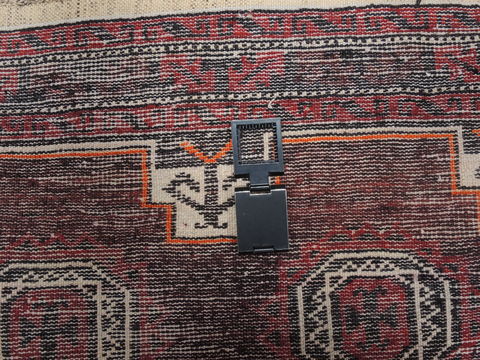 Baluch Red Runner Hand Knotted 34 X 68 Area Rug 100-110100 Image 6