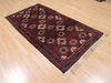 Baluch Red Runner Hand Knotted 34 X 68  Area Rug 100-110100 Thumb 3