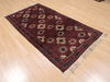 Baluch Red Runner Hand Knotted 34 X 68 Area Rug 100-110100 Thumb 3