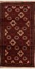 Baluch Red Runner Hand Knotted 34 X 68  Area Rug 100-110100 Thumb 0