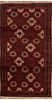 Baluch Red Runner Hand Knotted 34 X 68 Area Rug 100-110100 Thumb 0