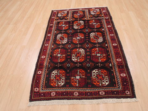 Baluch Brown Hand Knotted 37 X 59 Area Rug 100-110101 Image 1