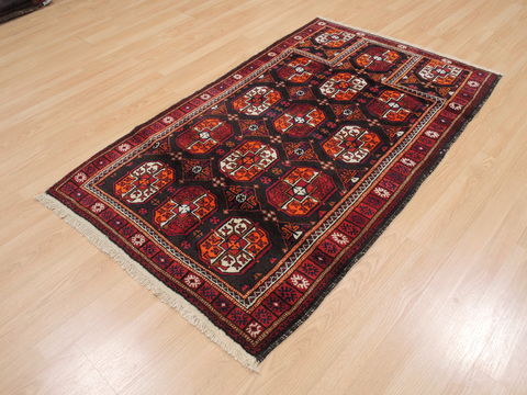 Baluch Brown Hand Knotted 37 X 59 Area Rug 100-110101 Image 2
