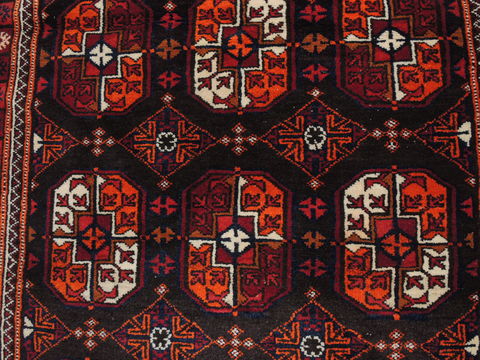 Baluch Brown Hand Knotted 37 X 59 Area Rug 100-110101 Image 5