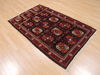 Baluch Brown Hand Knotted 37 X 59  Area Rug 100-110101 Thumb 3