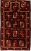 Baluch Brown Hand Knotted 37 X 59 Area Rug 100-110101 Thumb 0