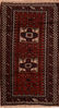 Baluch Red Hand Knotted 33 X 61  Area Rug 100-110103 Thumb 0