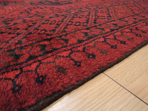 Khan Mohammadi Red Hand Knotted 73 X 1111 Area Rug 100-110104 Image 11