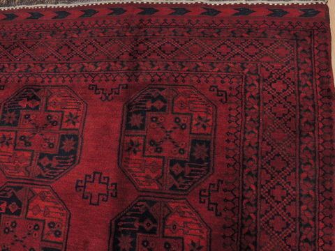 Khan Mohammadi Red Hand Knotted 73 X 1111 Area Rug 100-110104 Image 6