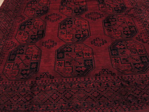 Khan Mohammadi Red Hand Knotted 73 X 1111 Area Rug 100-110104 Image 8