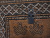 Baluch Brown Hand Knotted 36 X 63  Area Rug 100-110105 Thumb 10