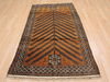 Baluch Brown Hand Knotted 36 X 63  Area Rug 100-110105 Thumb 4