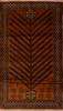Baluch Brown Hand Knotted 36 X 63  Area Rug 100-110105 Thumb 0