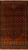 Baluch Brown Hand Knotted 36 X 63 Area Rug 100-110105 Thumb 0