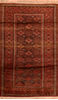 Baluch Brown Hand Knotted 35 X 57  Area Rug 100-110107 Thumb 0