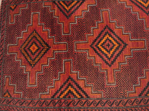 Baluch Brown Hand Knotted 33 X 66 Area Rug 100-110108 Image 5
