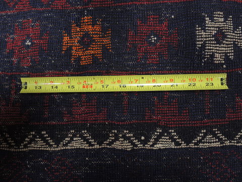 Khan Mohammadi Blue Hand Knotted 67 X 108 Area Rug 100-110111 Image 11