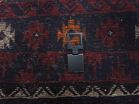 Khan Mohammadi Blue Hand Knotted 67 X 108 Area Rug 100-110111 Image 12