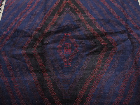 Khan Mohammadi Blue Hand Knotted 67 X 108 Area Rug 100-110111 Image 4