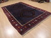 Khan Mohammadi Blue Hand Knotted 67 X 108  Area Rug 100-110111 Thumb 1