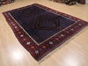 Khan Mohammadi Blue Hand Knotted 67 X 108 Area Rug 100-110111 Thumb 1